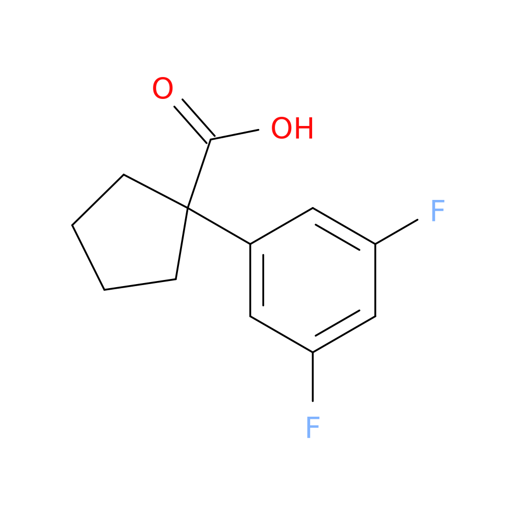 1-(3,5-Difluorophenyl)cyclopentane-1-carboxylic acid