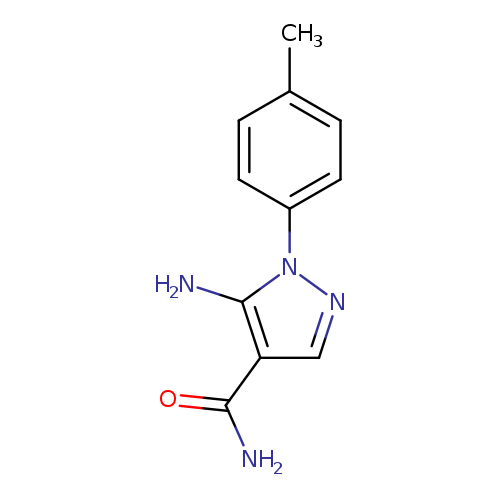 1H-Pyrazole-4-carboxamide, 5-amino-1-(4-methylphenyl)-