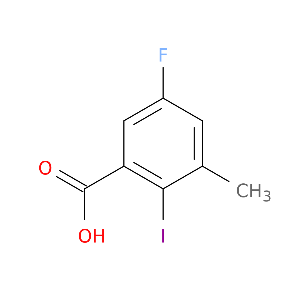5-fluoro-2-iodo-3-methylbenzoic acid