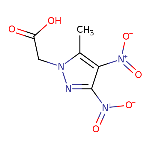 1H-Pyrazole-1-acetic acid, 5-methyl-3,4-dinitro-