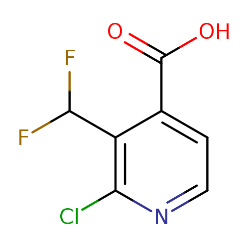 2-chloro-3-(difluoromethyl)pyridine-4-carboxylic acid