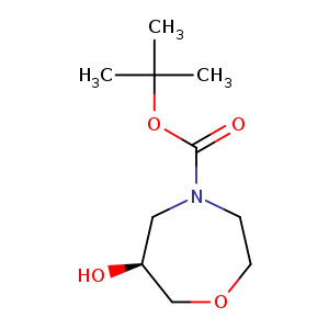 1,4-Oxazepine-4(5H)-carboxylic acid, tetrahydro-6-hydroxy-, 1,1-dimethylethyl ester, (6S)-