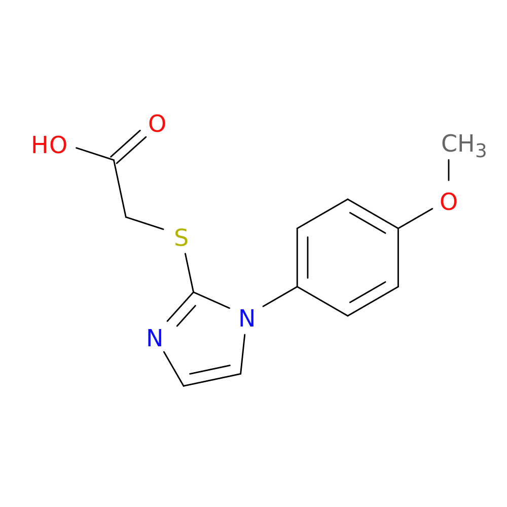 2-((1-(4-Methoxyphenyl)-1H-imidazol-2-yl)thio)acetic acid