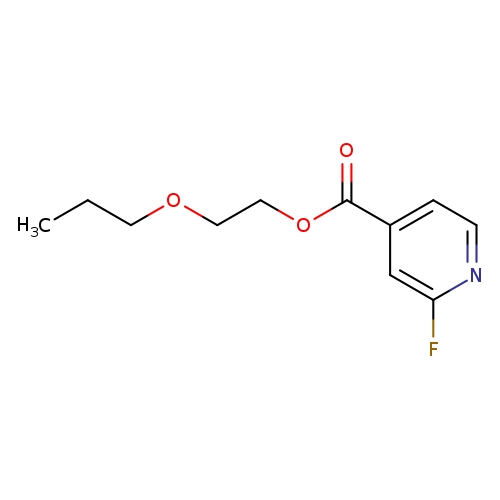 2-propoxyethyl 2-fluoropyridine-4-carboxylate
