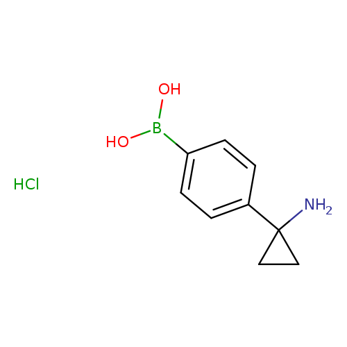 Boronic acid, B-[4-(1-aminocyclopropyl)phenyl]-, hydrochloride (1:1)
