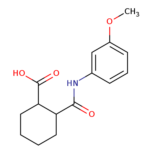 2-((3-Methoxyphenyl)carbamoyl)cyclohexanecarboxylic acid