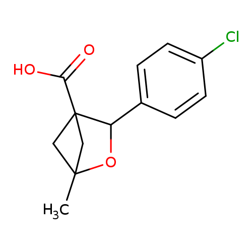 3-(4-chlorophenyl)-1-methyl-2-oxabicyclo[2.1.1]hexane-4-carboxylic acid