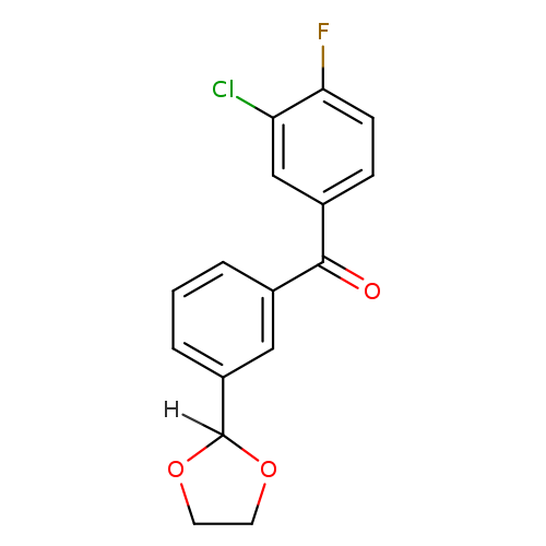 3-Chloro-3'-(1,3-dioxolan-2-yl)-4-fluorobenzophenone