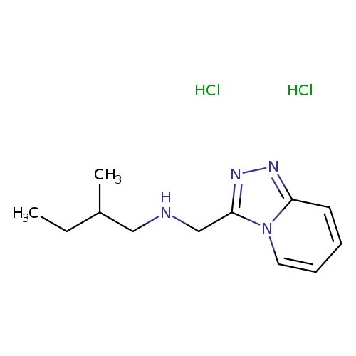 (2-methylbutyl)({[1,2,4]triazolo[4,3-a]pyridin-3-yl}methyl)amine dihydrochloride