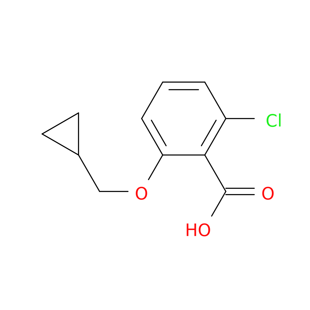 2-Chloro-6-(cyclopropylmethoxy)benzoic acid