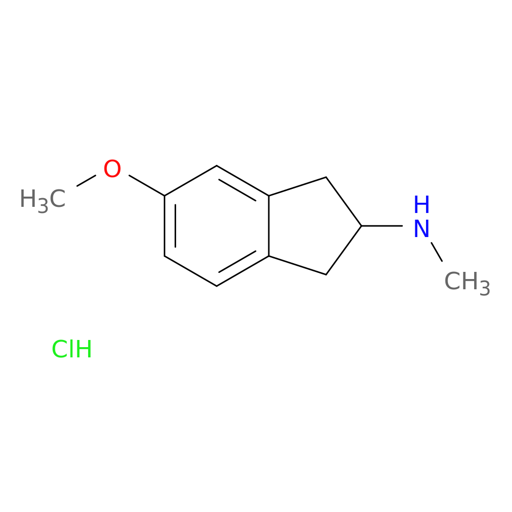 5-methoxy-N-methyl-2,3-dihydro-1H-inden-2-amine hydrochloride