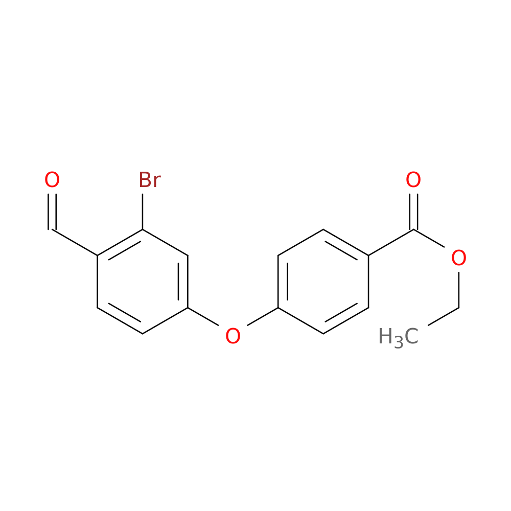 Ethyl 4-(3-bromo-4-formylphenoxy)benzoate