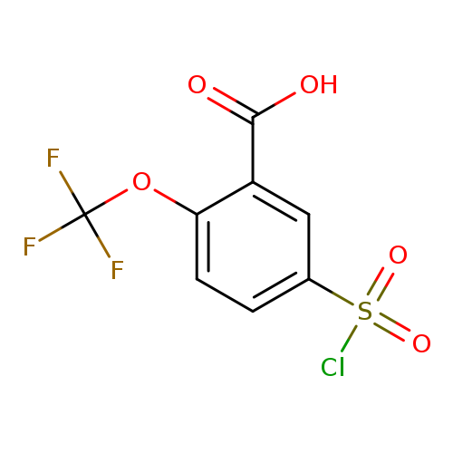 5-(chlorosulfonyl)-2-(trifluoromethoxy)benzoic acid
