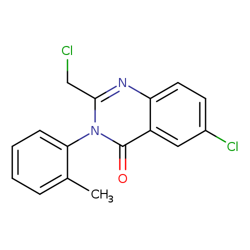 6-chloro-2-(chloromethyl)-3-(2-methylphenyl)-3,4-dihydroquinazolin-4-one