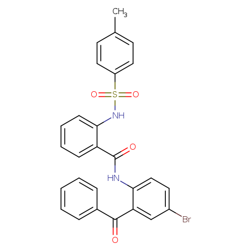 N-(2-benzoyl-4-bromophenyl)-2-(4-methylbenzenesulfonamido)benzamide