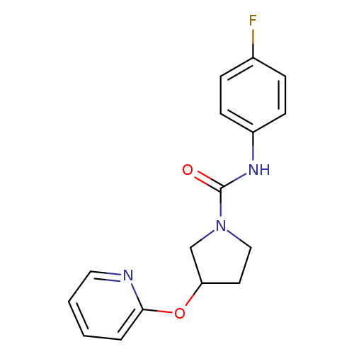 N-(4-fluorophenyl)-3-(pyridin-2-yloxy)pyrrolidine-1-carboxamide