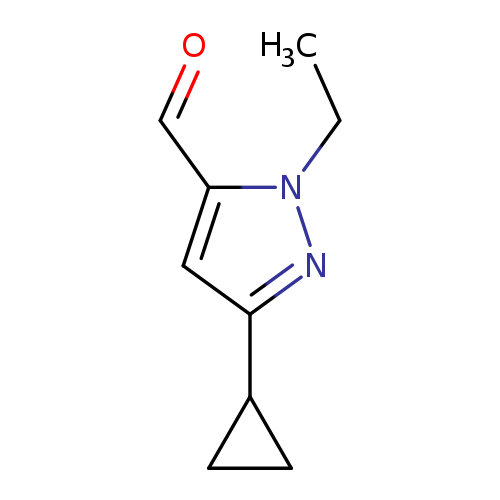3-cyclopropyl-1-ethyl-1H-pyrazole-5-carbaldehyde