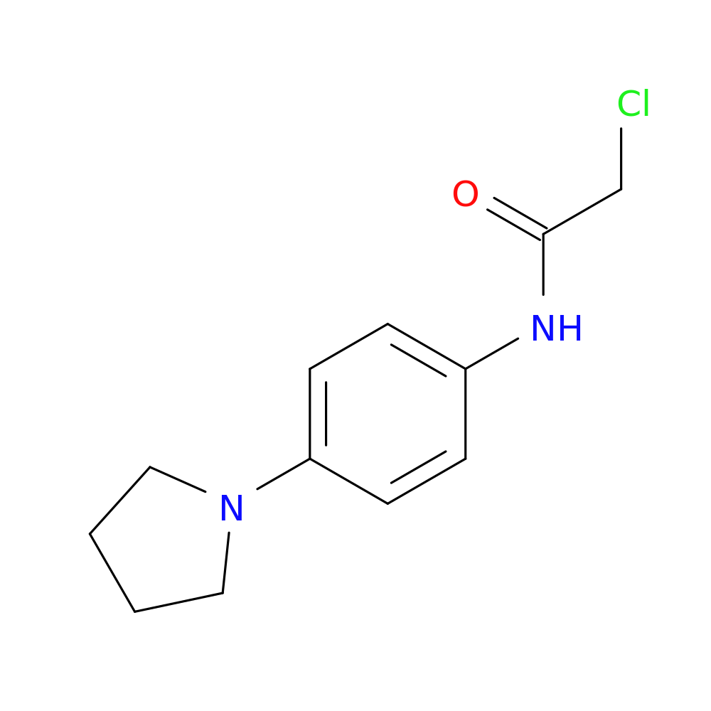 2-Chloro-N-(4-(pyrrolidin-1-yl)phenyl)acetamide