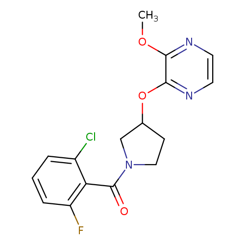 2-{[1-(2-chloro-6-fluorobenzoyl)pyrrolidin-3-yl]oxy}-3-methoxypyrazine