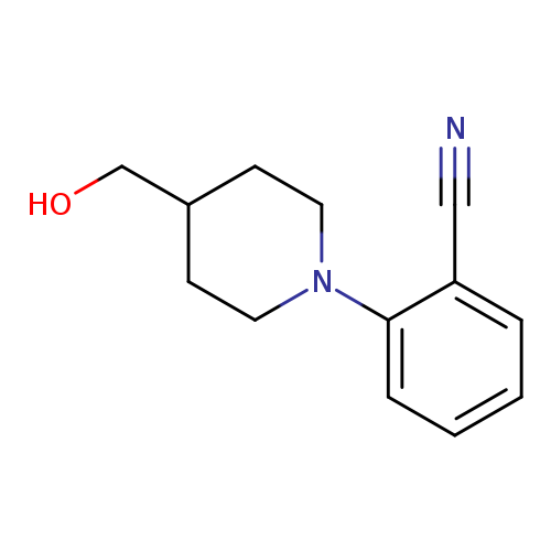 2-[4-(hydroxymethyl)piperidin-1-yl]benzonitrile