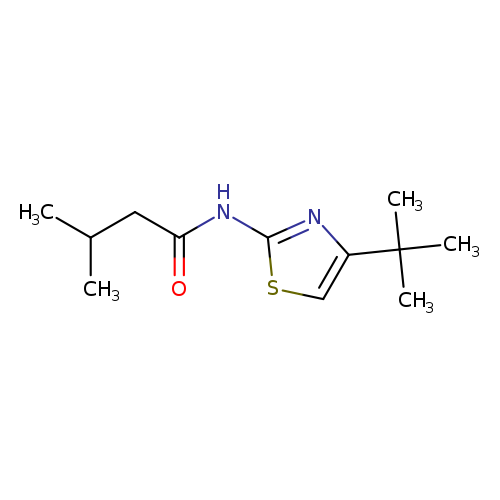 N-(4-tert-Butyl-1,3-thiazol-2-yl)-3-methylbutanamide