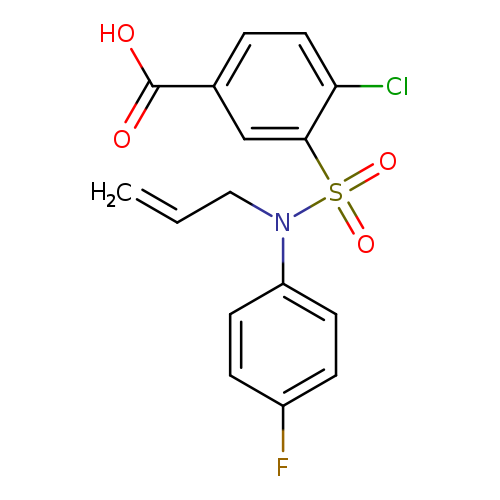 3-[ALLYL-(4-FLUORO-PHENYL)-SULFAMOYL]-4-CHLORO-BENZOIC ACID