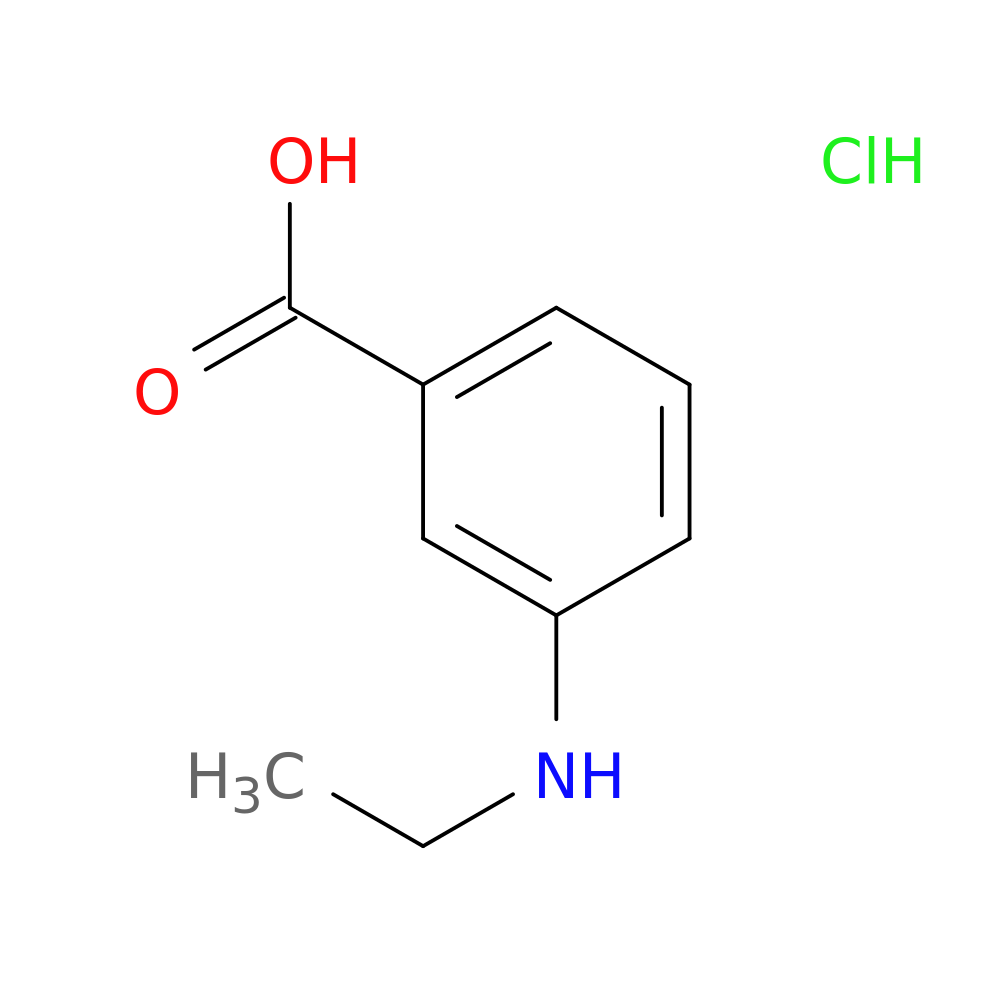3-(ethylamino)benzoic acid hydrochloride