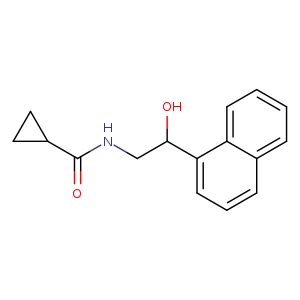 N-[2-hydroxy-2-(naphthalen-1-yl)ethyl]cyclopropanecarboxamide
