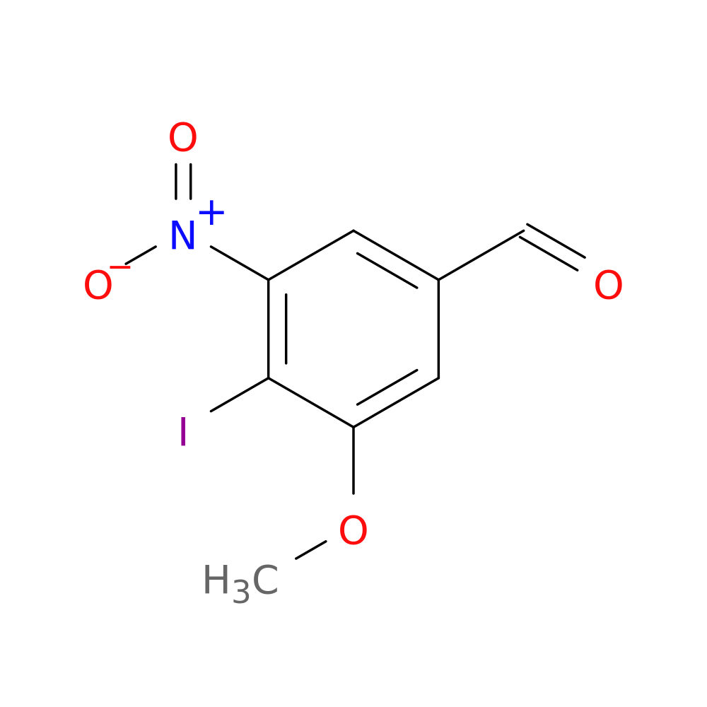 4-Iodo-3-methoxy-5-nitrobenzaldehyde