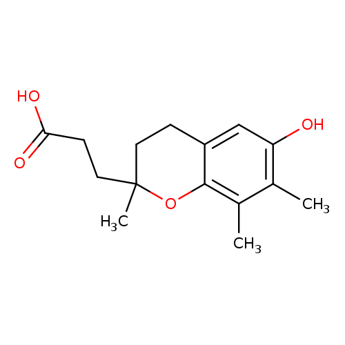 2H-1-Benzopyran-2-propanoic acid, 3,4-dihydro-6-hydroxy-2,7,8-trimethyl-