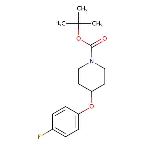 1-Piperidinecarboxylic acid, 4-(4-fluorophenoxy)-, 1,1-diMethylethyl ester
