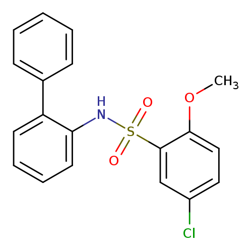 N-{[1,1'-biphenyl]-2-yl}-5-chloro-2-methoxybenzene-1-sulfonamide