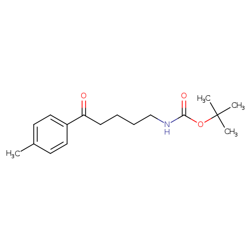 tert-butyl N-[5-(4-methylphenyl)-5-oxopentyl]carbamate