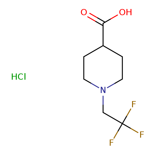 1-(2,2,2-trifluoroethyl)piperidine-4-carboxylic acid hydrochloride