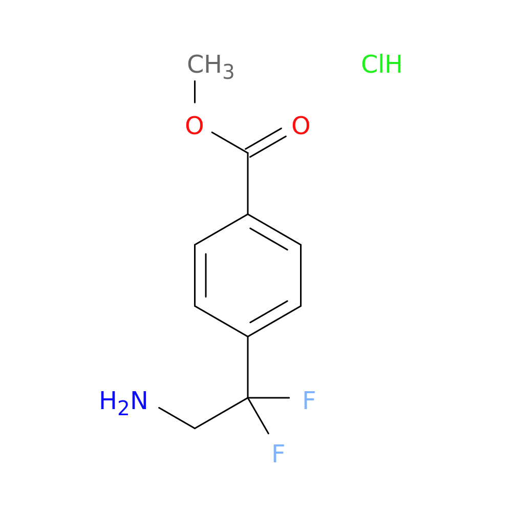 methyl 4-(2-amino-1,1-difluoroethyl)benzoate hydrochloride
