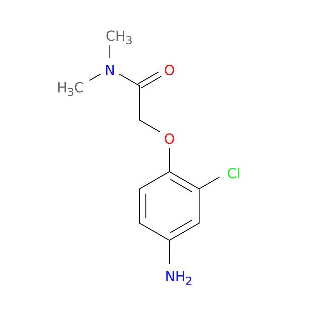2-(4-amino-2-chlorophenoxy)-N,N-dimethylacetamide