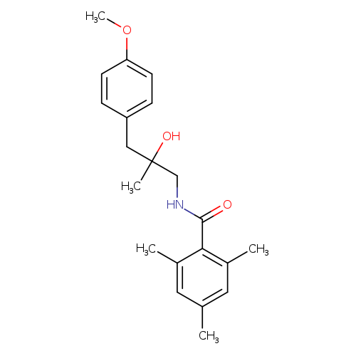 N-[2-hydroxy-3-(4-methoxyphenyl)-2-methylpropyl]-2,4,6-trimethylbenzamide