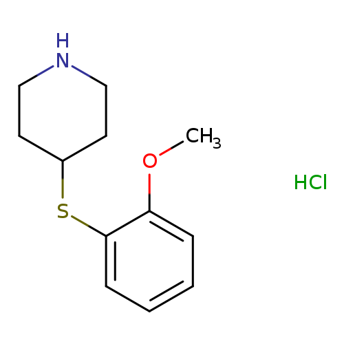 4-(2-Methoxyphenylsulfanyl)piperidine, HCl