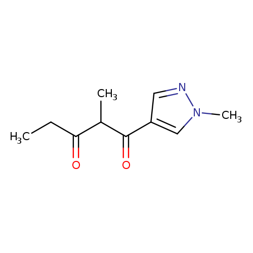 2-Methyl-1-(1-methyl-1h-pyrazol-4-yl)pentane-1,3-dione