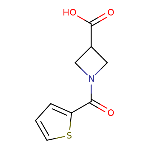 1-(2-thienylcarbonyl)azetidine-3-carboxylic acid