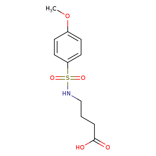 4-([(4-Methoxyphenyl)sulfonyl]amino)butanoic acid