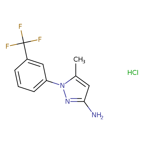 5-methyl-1-[3-(trifluoromethyl)phenyl]-1h-pyrazol-3-amine hydrochloride