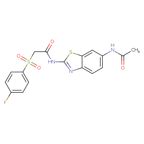 N-(6-acetamido-1,3-benzothiazol-2-yl)-2-(4-fluorobenzenesulfonyl)acetamide