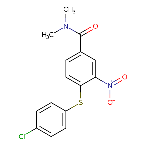 4-[(4-chlorophenyl)sulfanyl]-N,N-dimethyl-3-nitrobenzamide
