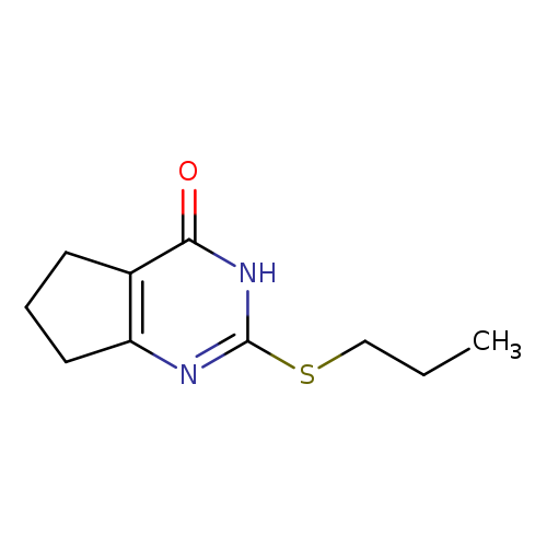 2-(propylsulfanyl)-3,5,6,7-tetrahydro-4H-cyclopenta[d]pyrimidin-4-one