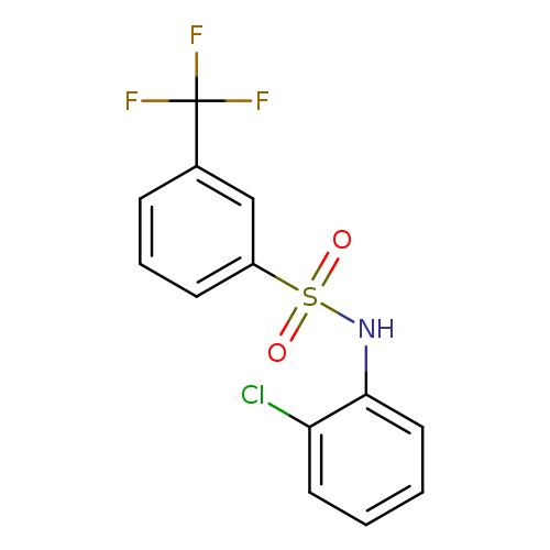 N-(2-chlorophenyl)-3-(trifluoromethyl)benzenesulfonamide