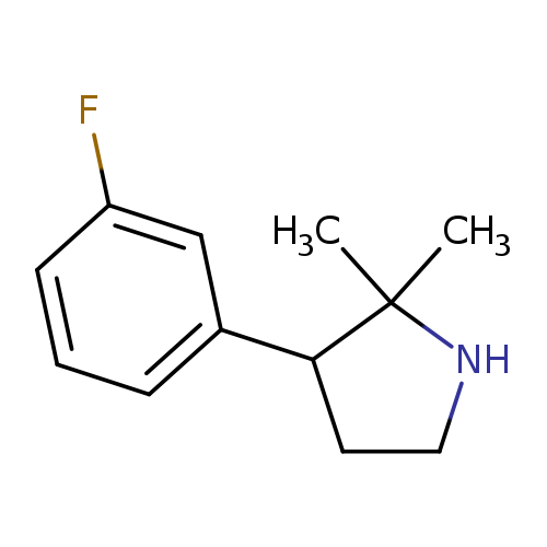 3-(3-fluorophenyl)-2,2-dimethylpyrrolidine