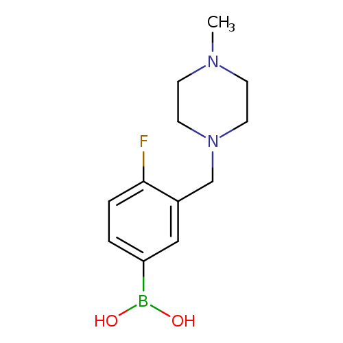{4-Fluoro-3-[(4-methylpiperazin-1-yl)methyl]phenyl}boronic acid