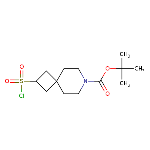 tert-butyl2-(chlorosulfonyl)-7-azaspiro[3.5]nonane-7-carboxylate