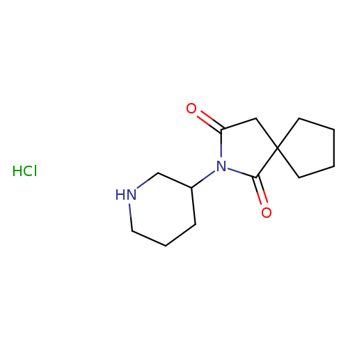 2-(piperidin-3-yl)-2-azaspiro[4.4]nonane-1,3-dione hydrochloride